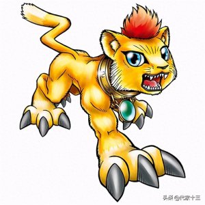 ​数码宝贝：幼狮兽的进化解析，其究极体成了古代兽种形态的剑狮兽