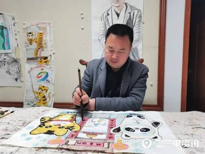 ​商洛一漫画家向生活“拜师”，创作出的肖像漫画神形兼备